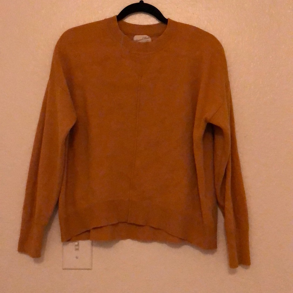 Mustard colored sweater